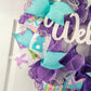 Welcome Easter Wreaths for Door - Jelly Bean Welcome Door Wreath