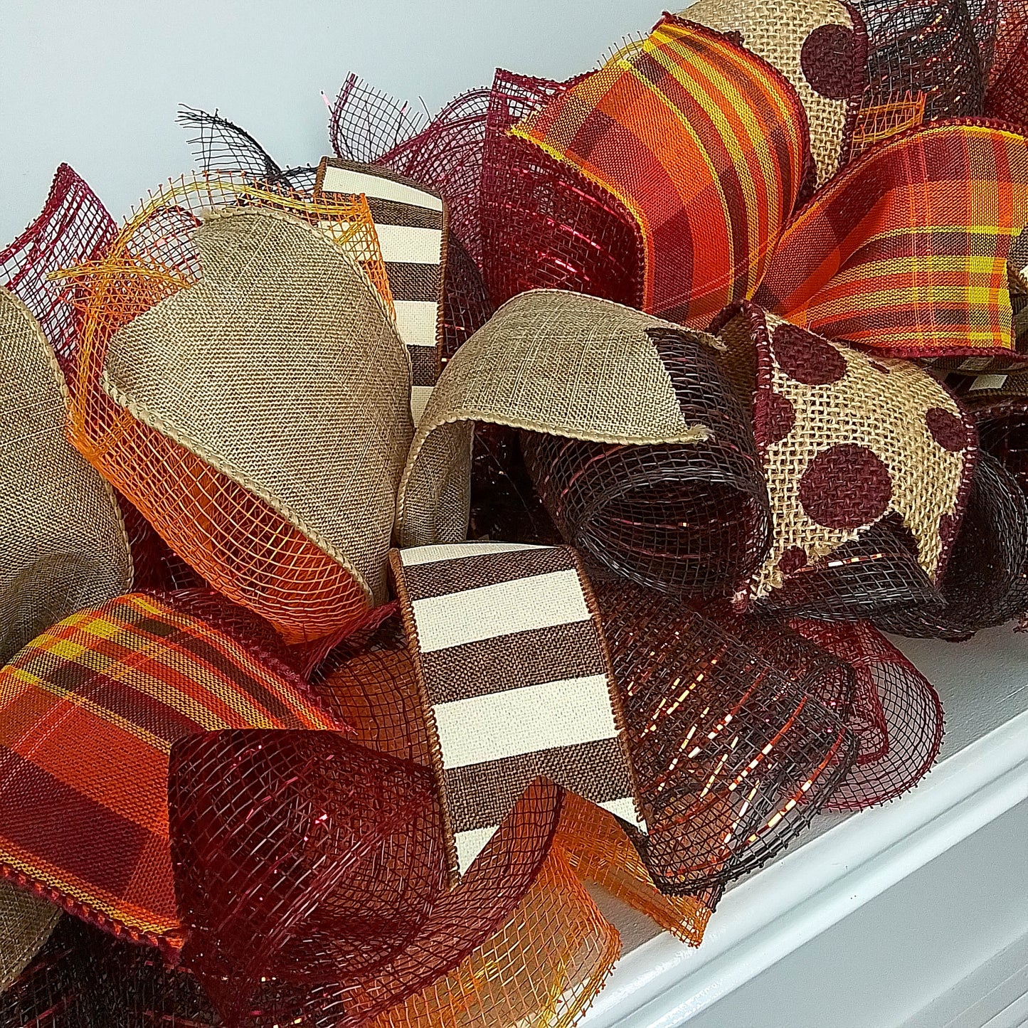 Fall Autumn Garland, Thanksgiving Mantle Decoration