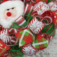 Santa Claus Wreath | Plush Christmas Mesh Outdoor Front Door Wreath