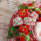 Santa Claus Wreath | Plush Christmas Mesh Outdoor Front Door Wreath