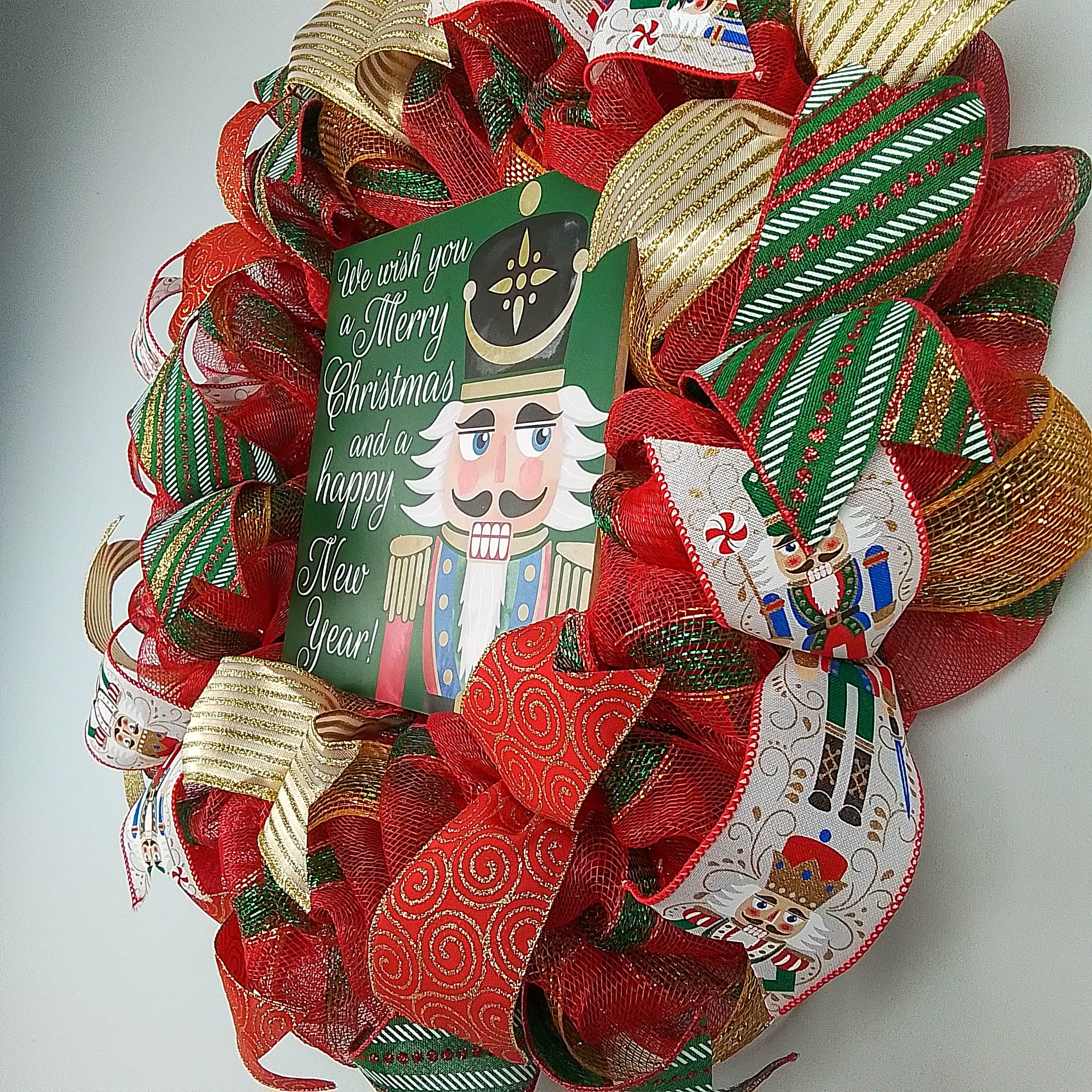 Top Nutcracker Christmas Wreath