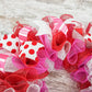 Valentine's Day Mesh Door Wreath | Red Pink White