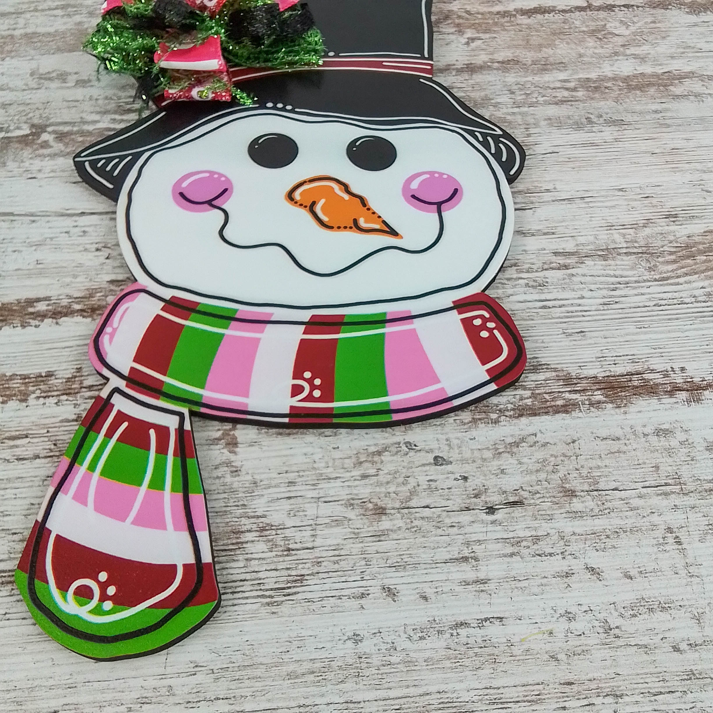 Valentines Day Door Hanger - winter decor, snowman door hanger, winter door hanger, valentines high quality decor