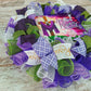 He is Risen - Easter Wreath - Purple and Green Decorative Wreath - Church Door Decor