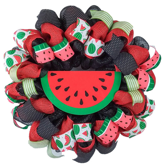 Watermelon Summer Door Wreath - Spring Door Decor - Sweet Summertime