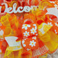 Bright Orange Wreath, Summer Mesh Wreaths, Welcome Yellow Spring Decor