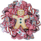 Gingerbread Wreath - Fun Christmas Wreath - Outdoor Front Door Wreath