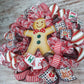 Gingerbread Wreath - Fun Christmas Wreath - Outdoor Front Door Wreath