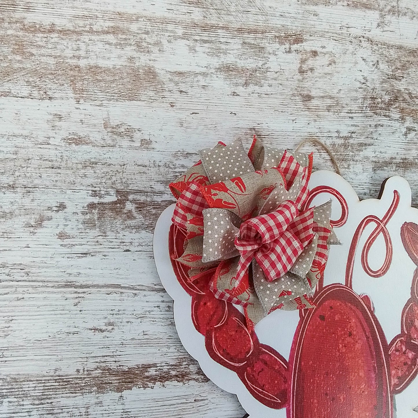 Lobster Door Hanger, Nautical Home Decor, Unique Seafood Gift Idea