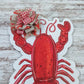 Lobster Door Hanger, Nautical Home Decor, Unique Seafood Gift Idea