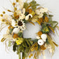 Sunflower, Eucalyptus and Pumpkin Fall Door Wreath