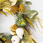 Sunflower, Eucalyptus and Pumpkin Fall Door Wreath