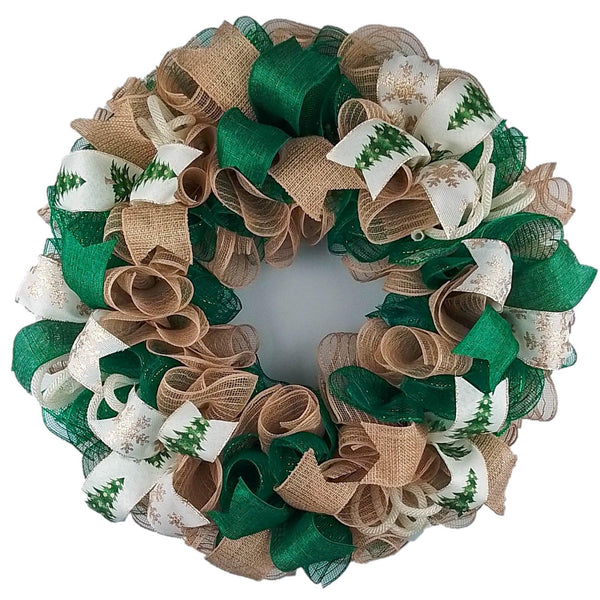 Merry, Christmas, Holiday, Jute outlet Mesh Wreath, Ornaments Jute Deco Mesh, Everyday Wreath, Housewarming Gift, Deco Mesh Wreath for Front Door