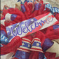 Fourth of July Wreath, Flag Decorations