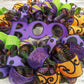 Purple Boo Halloween Door Wreaths | Orange Black Mesh Wreath - Pink Door Wreaths