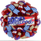 Fourth of July Wreath | USA Wreath | Welcome Mesh Door Wreath | Red White Blue Flag - Pink Door Wreaths