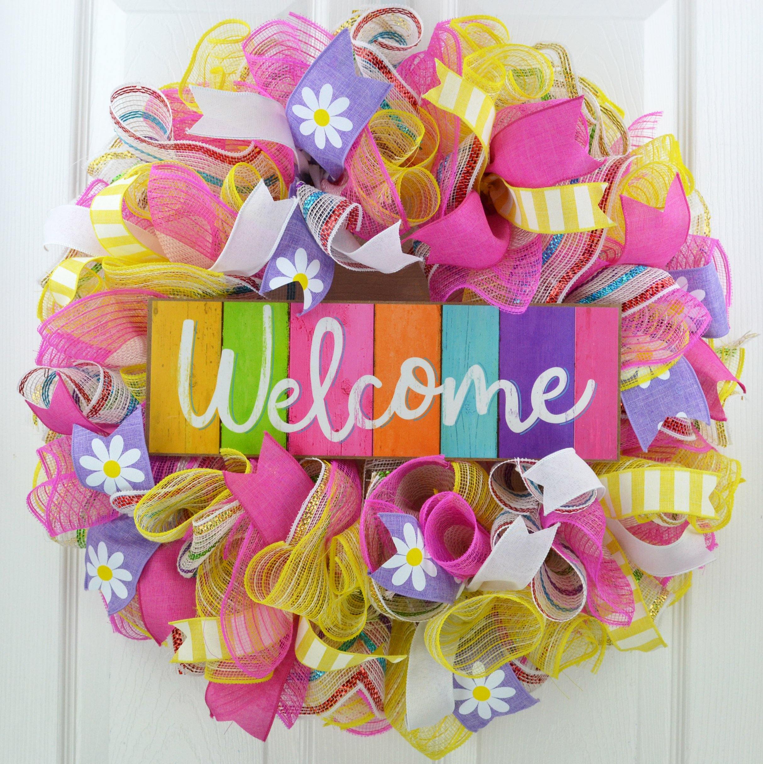 Spring Welcome newest Wreath