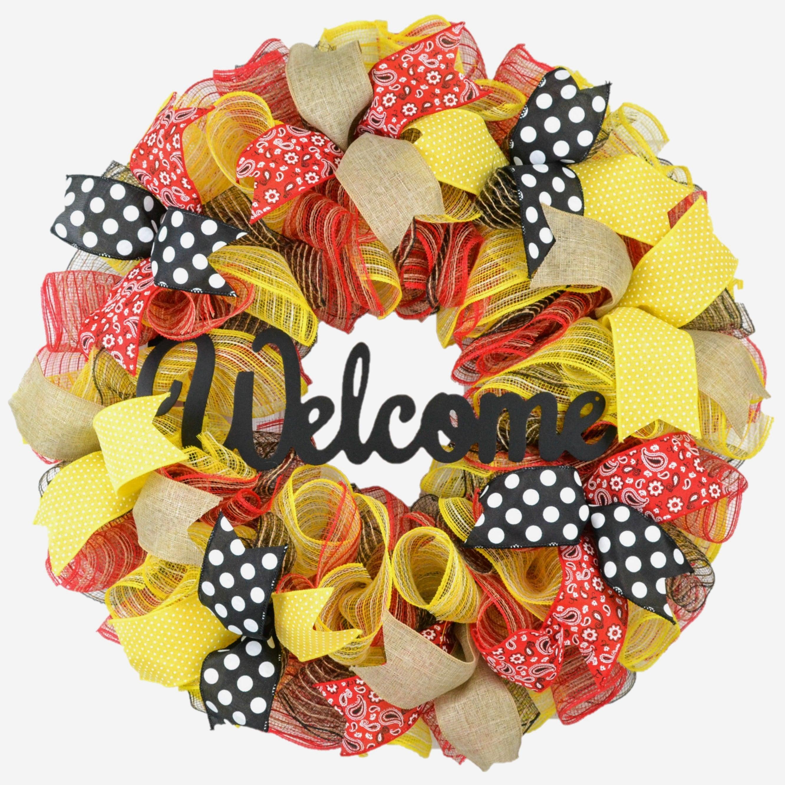 Summer deals Wreath for Front Door, Ladybug Wreath for Front Door, Summer Front Door Wreath, Summer Deco Mesh Wreath for Front Door